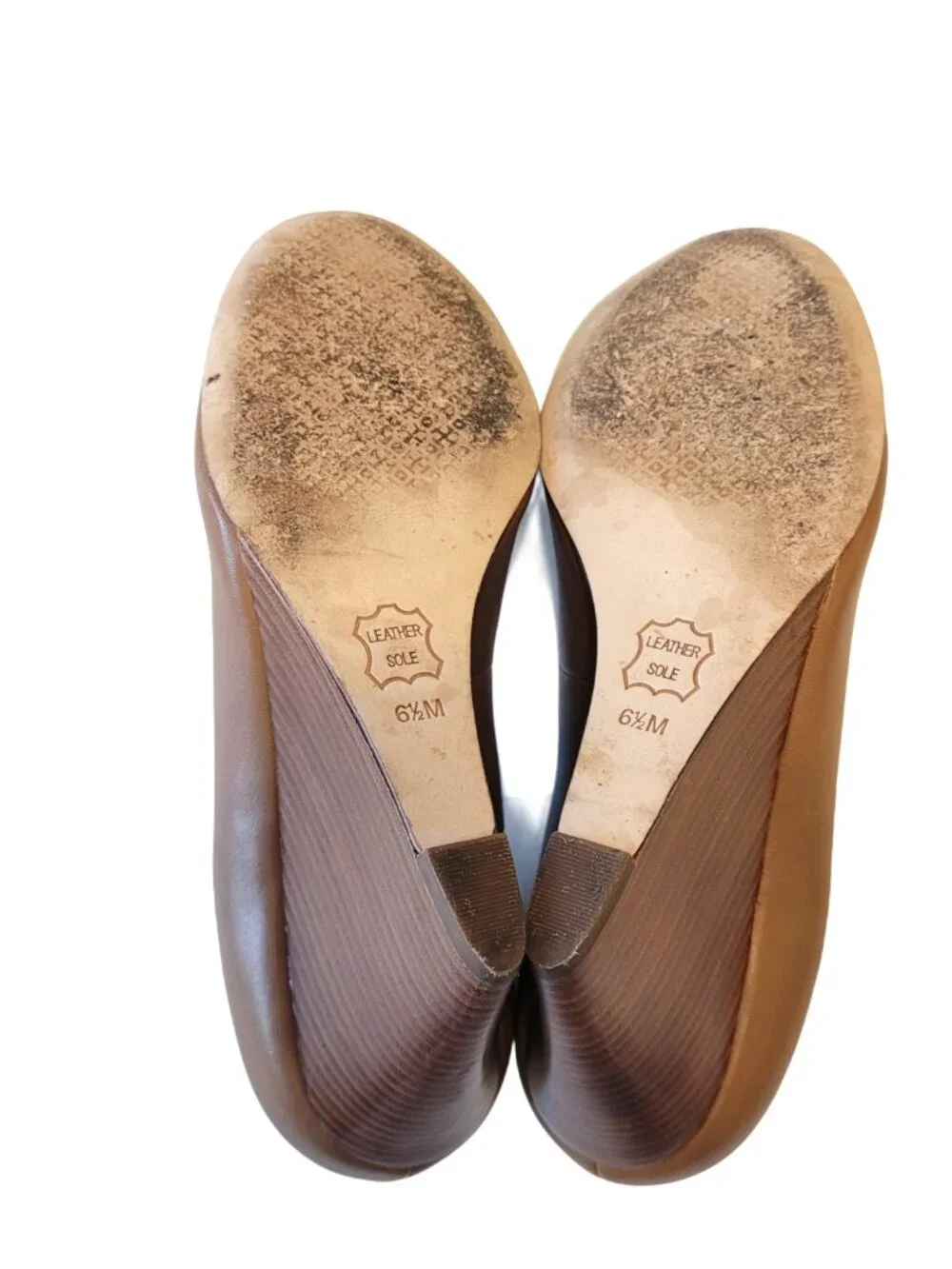 Tory Burch Jolie Nappa Leather Closed Cap Toe Wedge Heels in Royal Tan